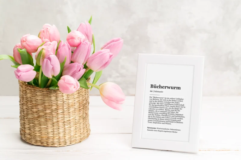 Definitionskarte „Bücherwurm“ - A6 Karte – Bild 2