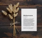 Definitionskarte „Bücherwurm“ - A6 Karte