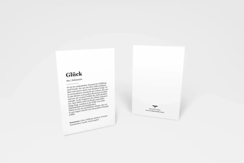 Definitionskarte „Glück“ - A6 – Bild 2